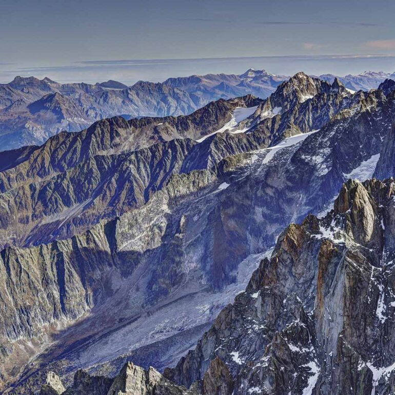 Vue de l'Aiguille de Midi