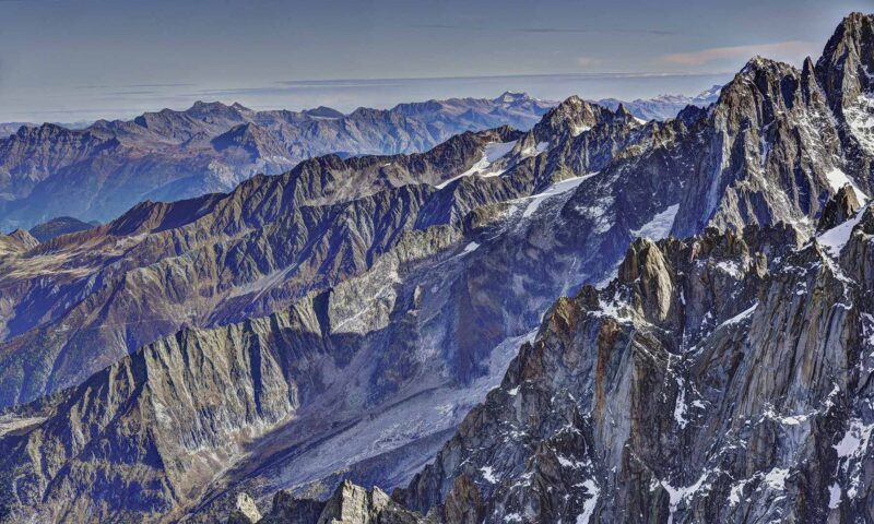 Vue de l'Aiguille de Midi